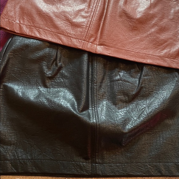 Women's Pencil Skirt Trio - Black, Brown, Burgundy - Picture 8 of 10